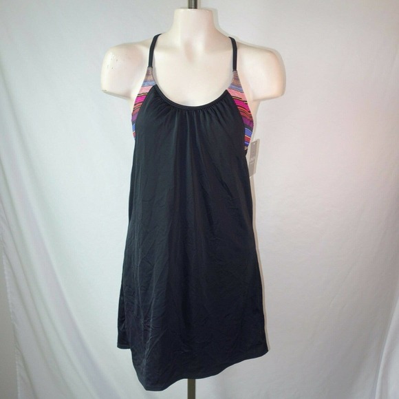 Athleta Blousy Tankini Dress 34B/C + Bottoms - Picture 1 of 10